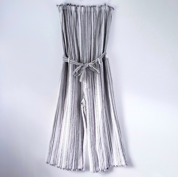 NWOT cloth & stone | Striped Wide Leg Jumpsuit - Picture 5 of 8